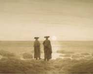 Friedrich Caspar David Moonrise Two Men on the Shore - Hermitage